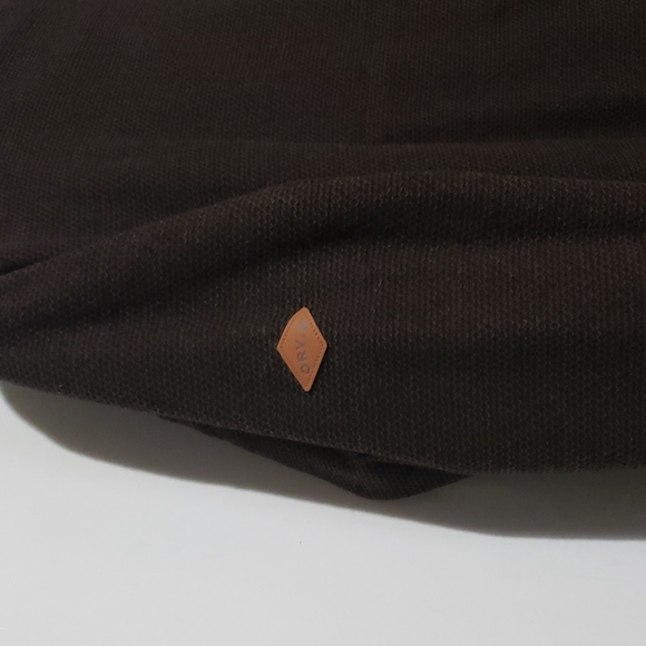 Orvis Mens Brown 1/4 Zip Pullover sweater - Picture 6 of 10